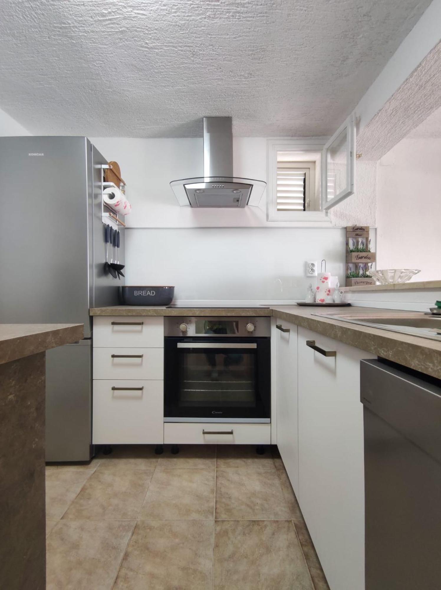 Scenic Sea View,Three Bedroom Villa With Pool Trogir Bagian luar foto