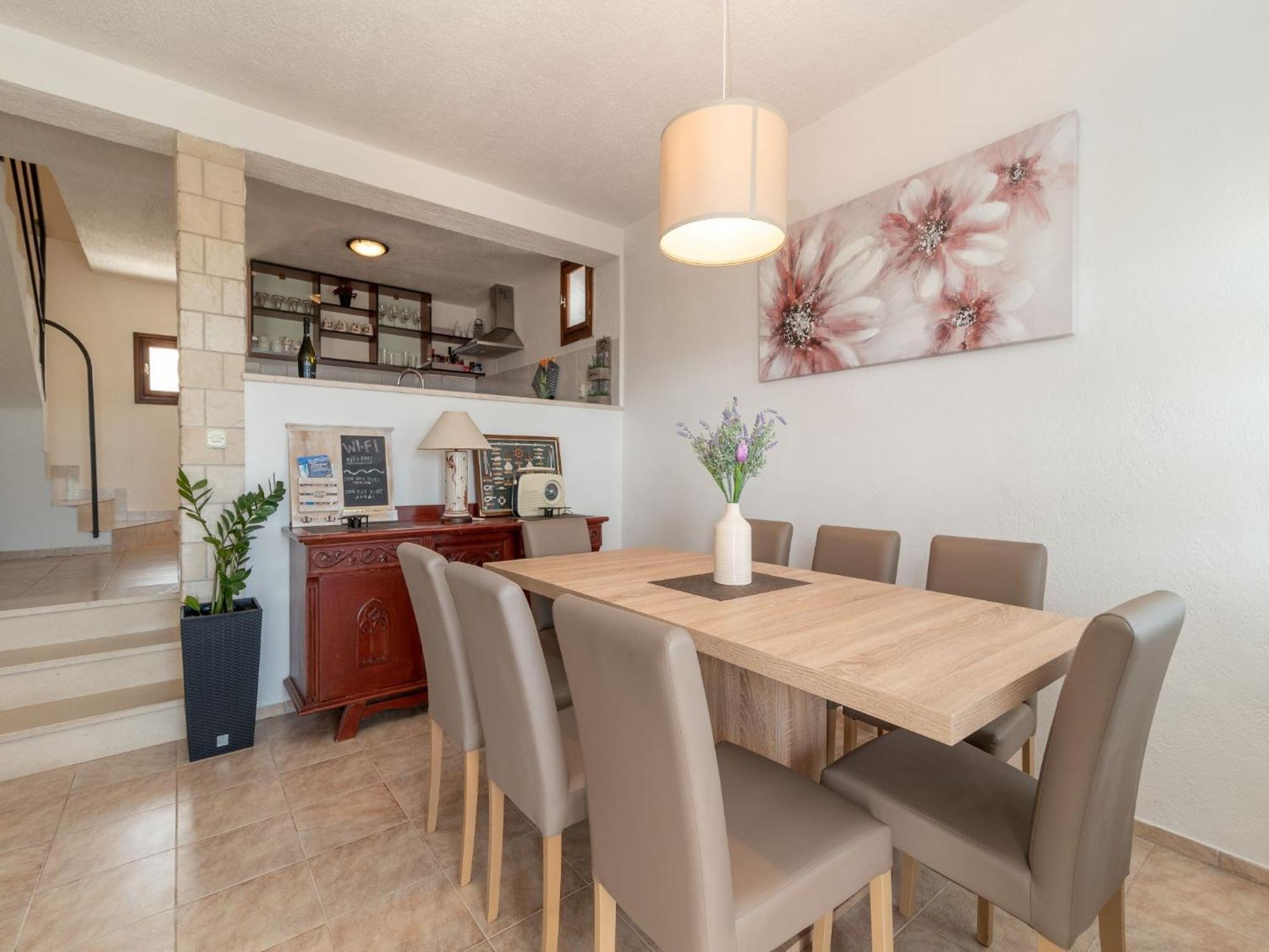 Scenic Sea View,Three Bedroom Villa With Pool Trogir Bagian luar foto